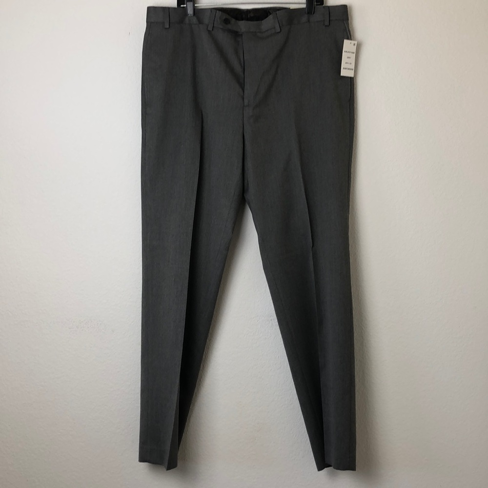Men’s Grey Ralph Lauren Flat Front Pants
